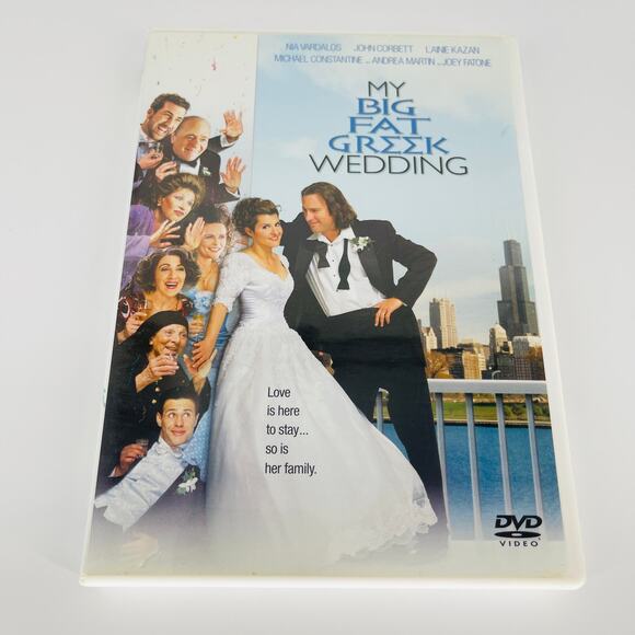 My Big Fat Greek Wedding Romantic Comedy Rom Com Movie DVD - Very Good Condition - Picture 1 of 12